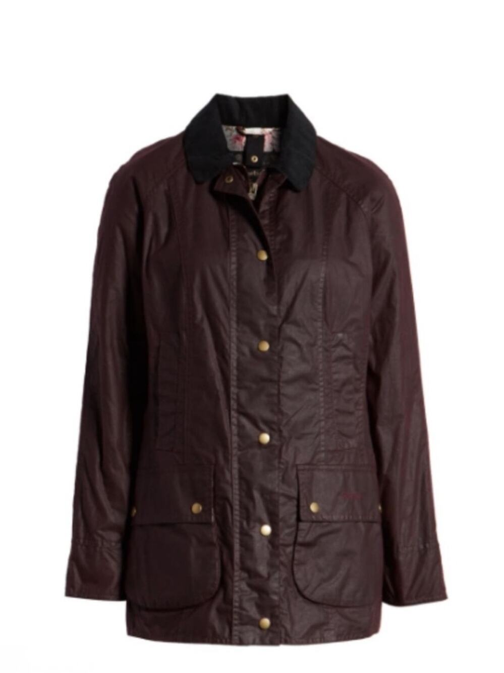 Barbour Violet Lightweight Waxed Cotton Jacket in 16